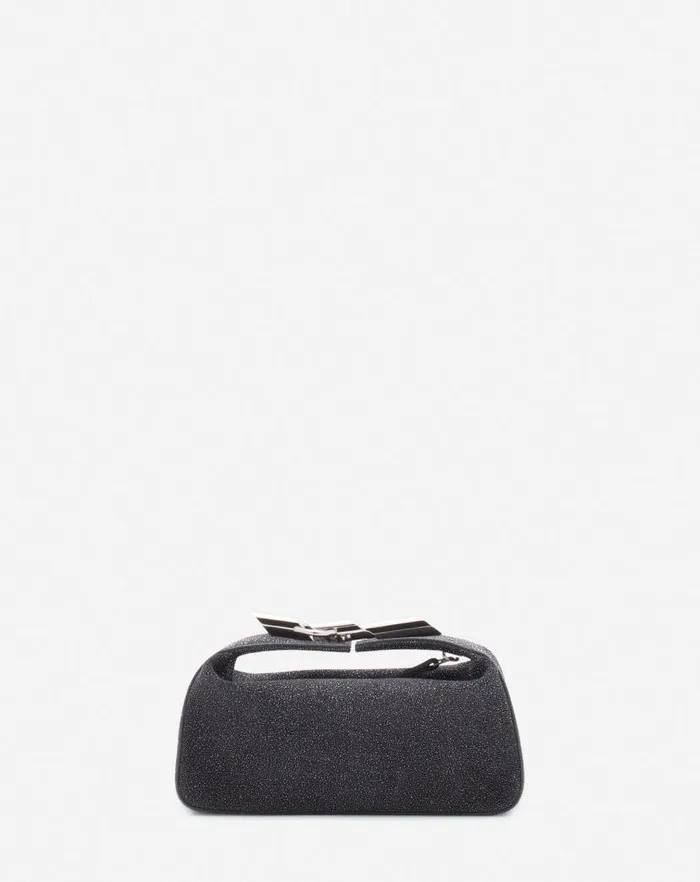 Women Lanvin Crossbody Bags and Shoulder Bags Haute Squence Clutch Bag In Suede Black Women Lanvin Crossbody Bags and Shoulder Bags Haute Squence Clutch Bag In Suede Black