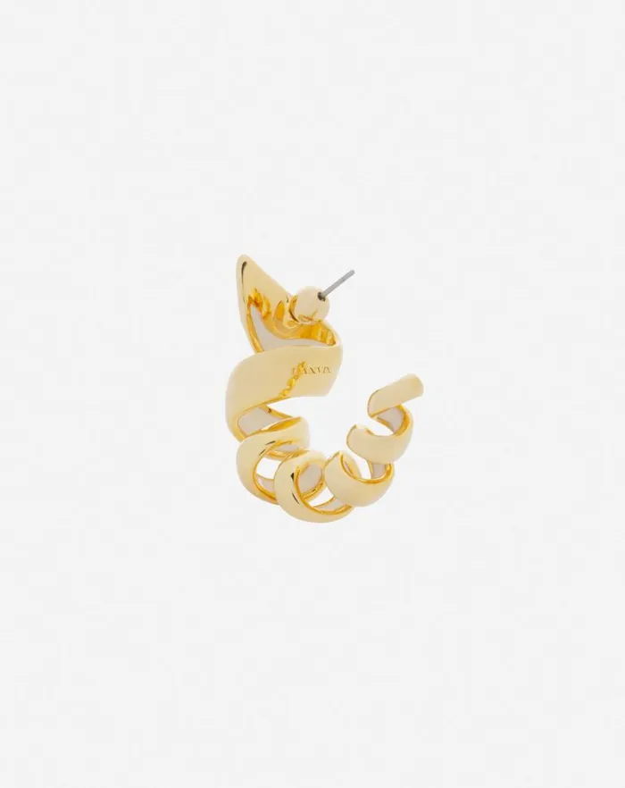 Women Lanvin Jewelry Mlodie Ribbon Creole Earrings Goldmoon Women Lanvin Jewelry Mlodie Ribbon Creole Earrings Goldmoon