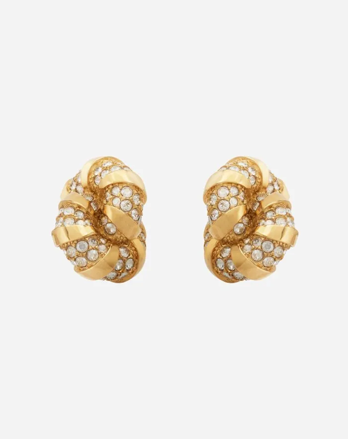 Women Lanvin Jewelry Melodie Earrings Goldcrystal