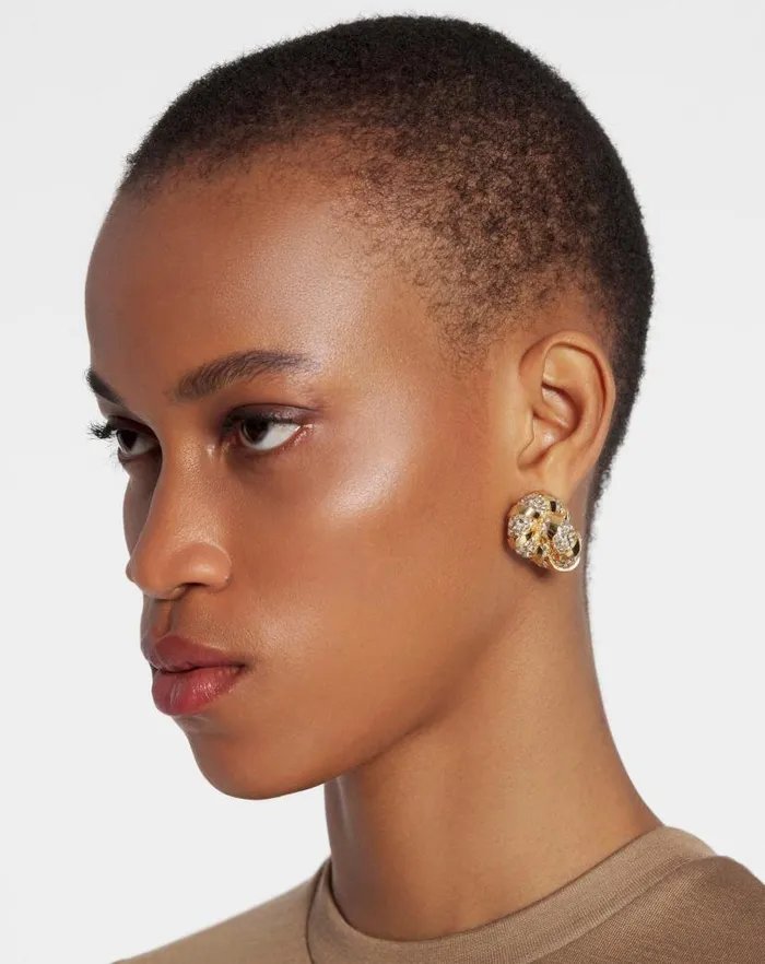 Women Lanvin Jewelry Melodie Earrings Goldcrystal
