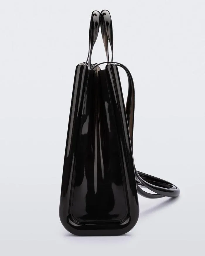 Women Large Jelly Shopper Black Melissa Handbags