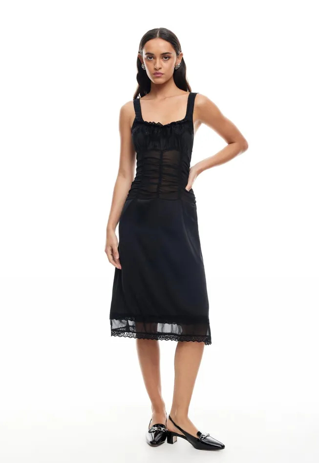 Women Lioness Fashion Dresses KENDALL MIDI Onyx