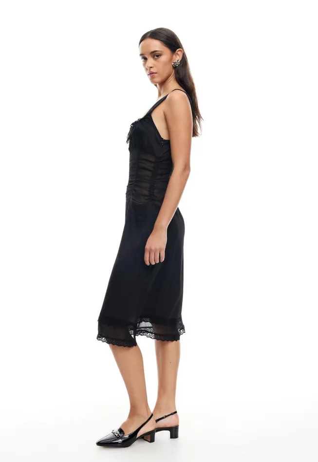 Women Lioness Fashion Dresses KENDALL MIDI Onyx