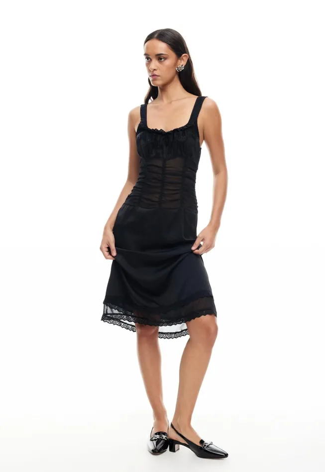 Women Lioness Fashion Dresses KENDALL MIDI Onyx