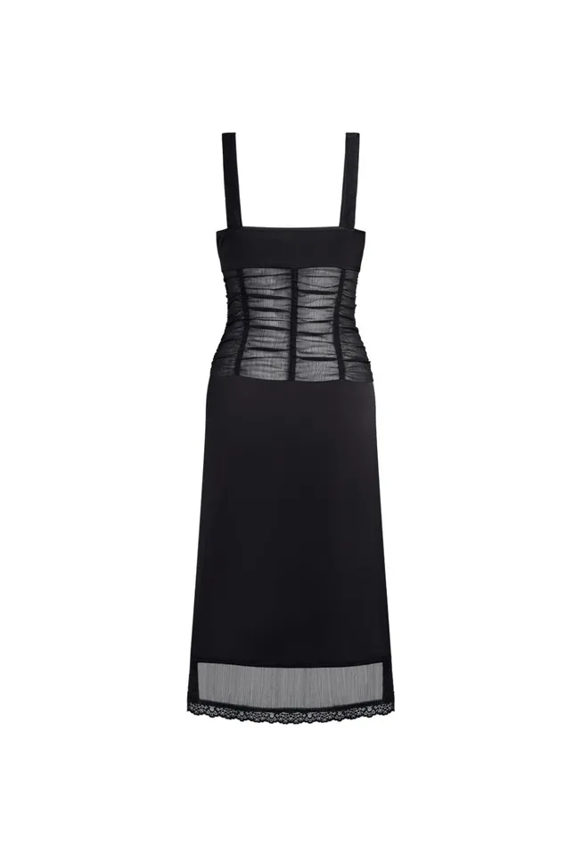 Women Lioness Fashion Dresses KENDALL MIDI Onyx