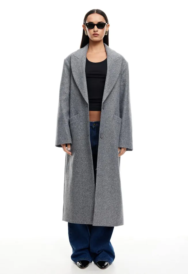 Women Lioness Fashion Outerwear OLSEN COAT Slate