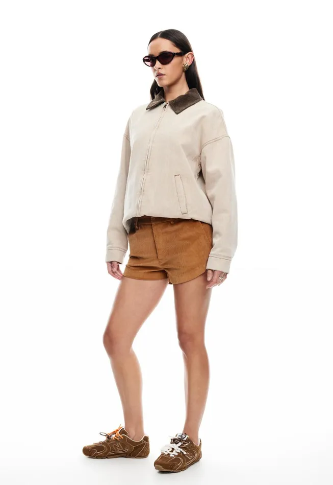 Women Lioness Fashion Outerwear WORKWEAR JACKET Stone Women Lioness Fashion Outerwear WORKWEAR JACKET Stone