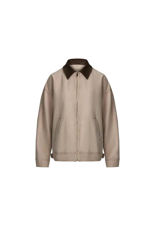Women Lioness Fashion Outerwear WORKWEAR JACKET Stone Women Lioness Fashion Outerwear WORKWEAR JACKET Stone