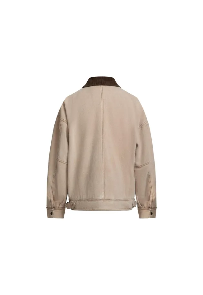 Women Lioness Fashion Outerwear WORKWEAR JACKET Stone Women Lioness Fashion Outerwear WORKWEAR JACKET Stone
