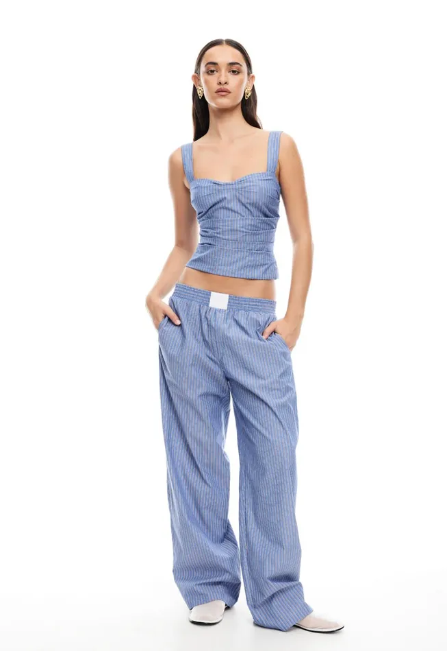 Women Lioness Fashion Sets and Coords COBAIN CORSET Navy Stripe Women Lioness Fashion Sets and Coords COBAIN CORSET Navy Stripe