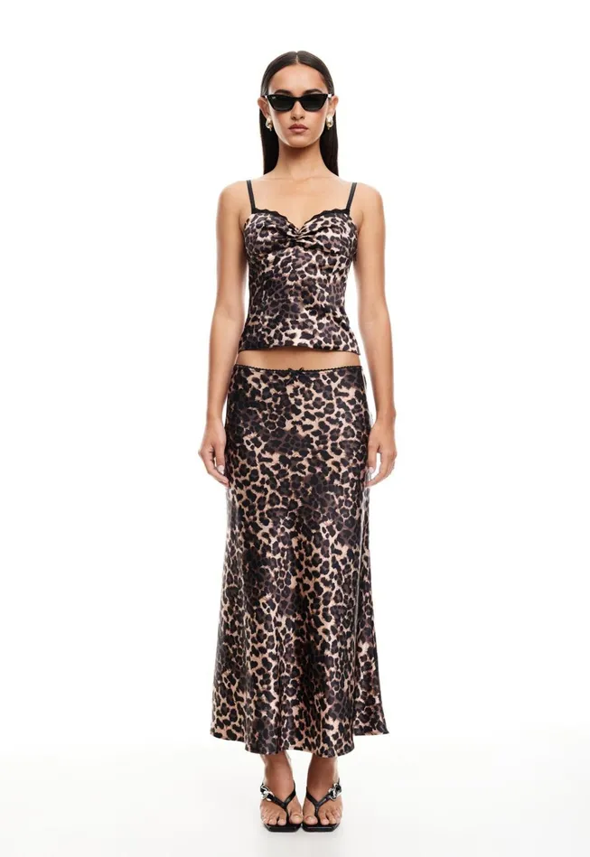 Women Lioness Fashion Sets and Coords ENIGMATIC CAMI Leopard