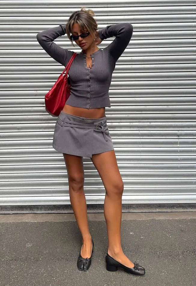 Women Lioness Fashion Skirts DEUCE SKORT Grey Women Lioness Fashion Skirts DEUCE SKORT Grey