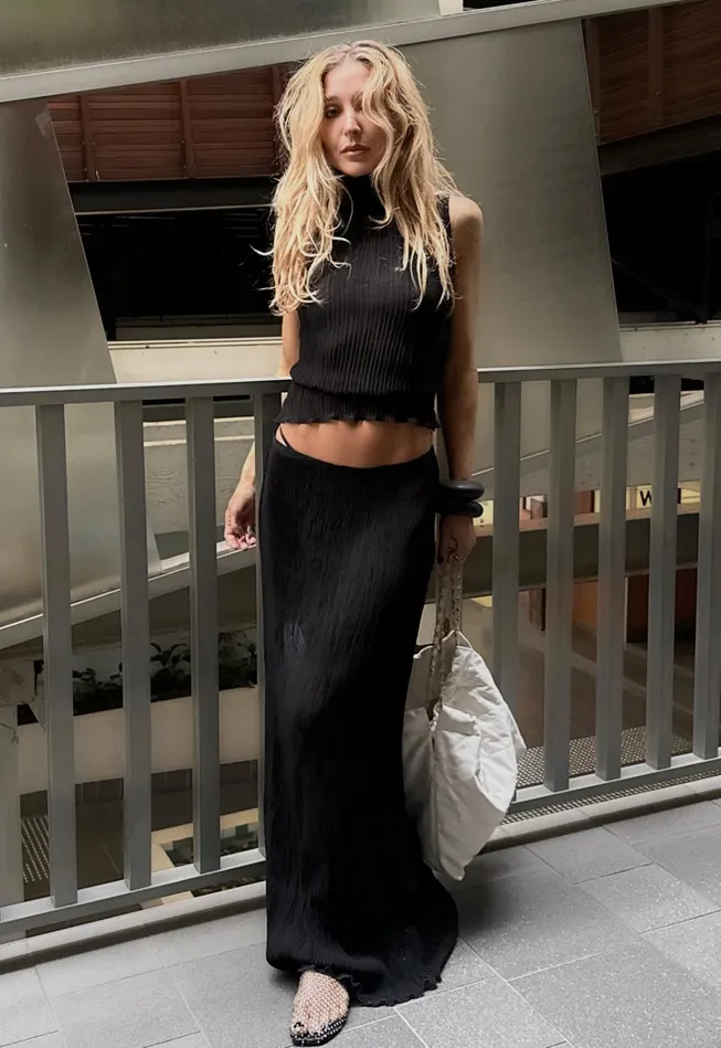 Women Lioness Fashion Skirts FORD MAXI Onyx