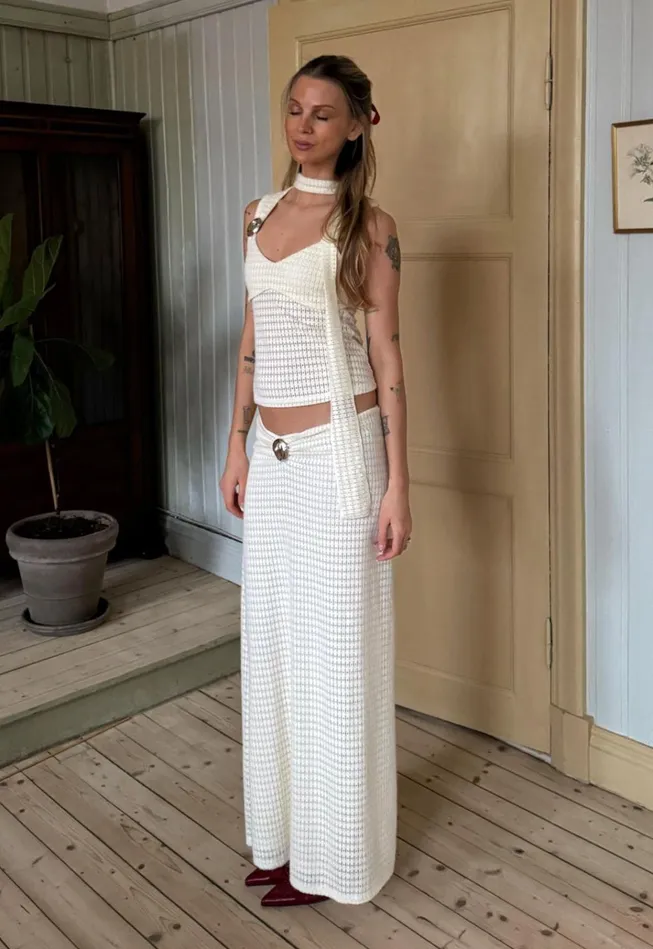 Women Lioness Fashion Skirts IN YOUR DREAMS MAXI SKIRT Beige