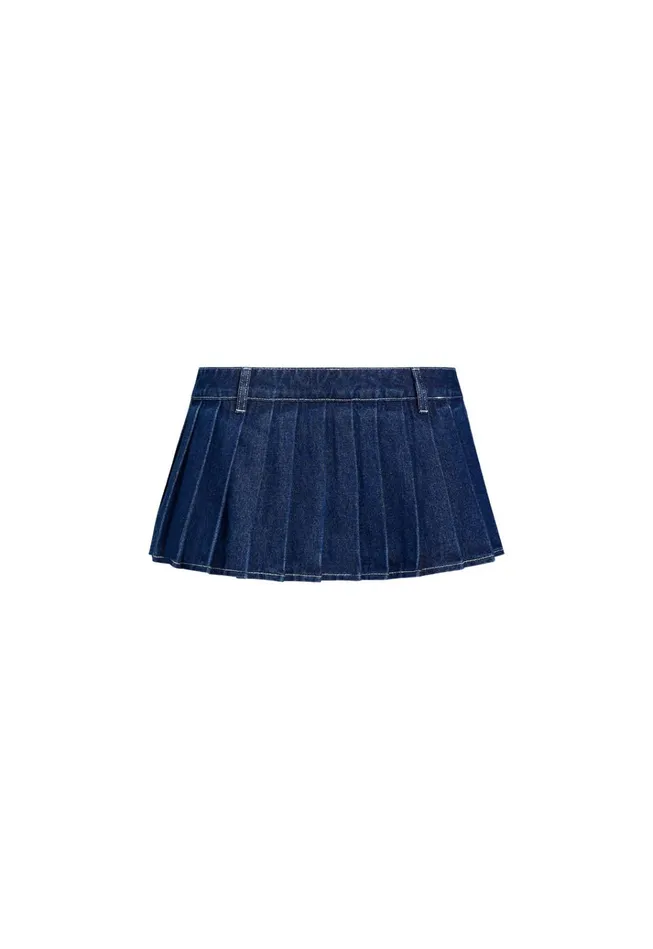 Women Lioness Fashion Skirts RIDER MINI SKORT Blue Denim Women Lioness Fashion Skirts RIDER MINI SKORT Blue Denim