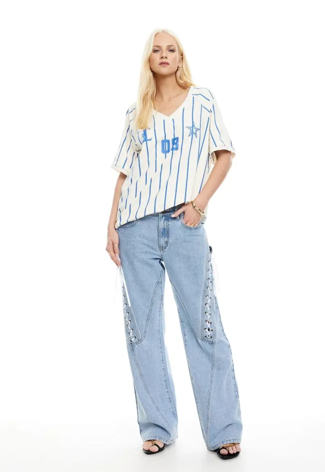 Women Lioness Fashion Tops SPECTATE TOP Navy Multi