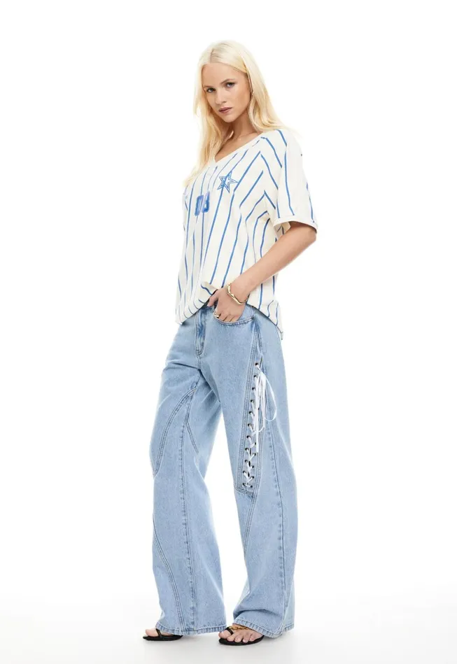 Women Lioness Fashion Tops SPECTATE TOP Navy Multi