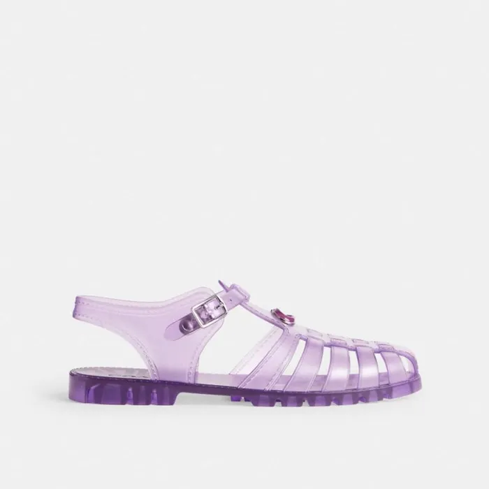 WomenMen Jelly Fisherman Sandal Orchid Coach Sandals