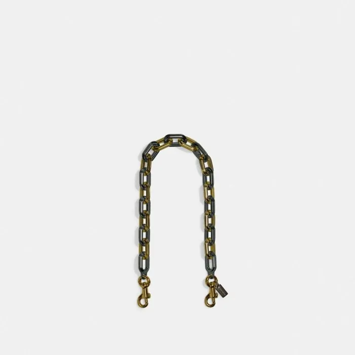 WomenMen Link Chain Strap Brasspewter Coach Bag Straps and Keychains