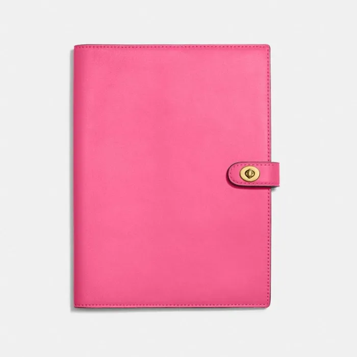 WomenMen Notebook Brassconfetti Pink Coach Tech and Travel