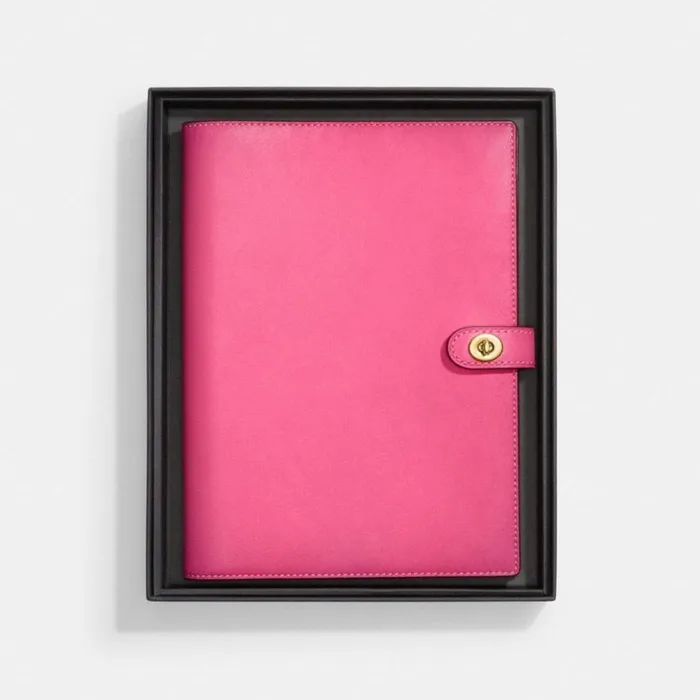 WomenMen Notebook Brassconfetti Pink Coach Tech and Travel