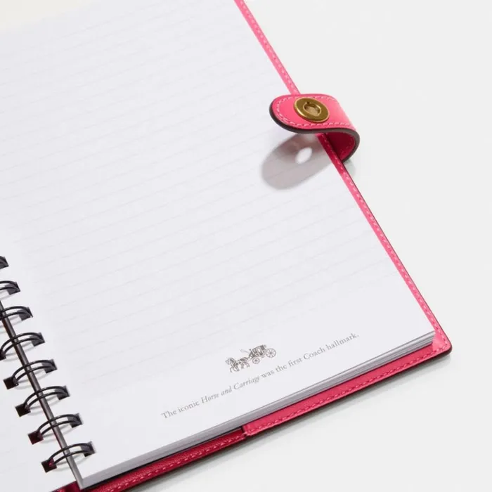 WomenMen Notebook Brassconfetti Pink Coach Tech and Travel