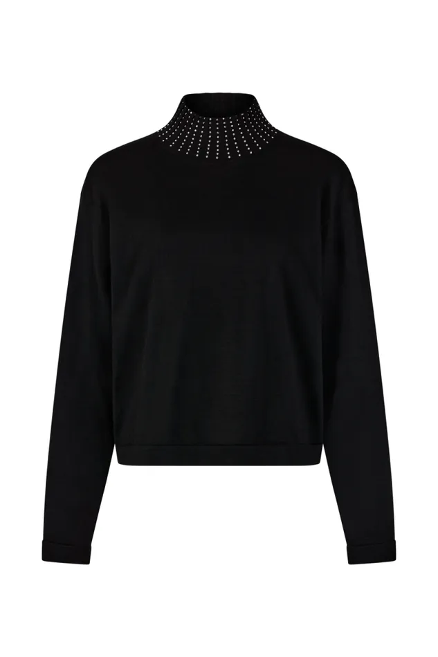 Women Merino Wool Sweater Black Black Sonia Rykiel Sweaters