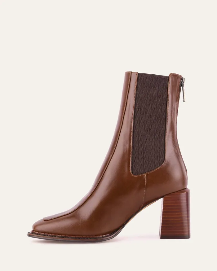 Women MID ANKLE BOOTS jomercer Devina mid ankle boots dark choc leather Women MID ANKLE BOOTS jomercer Devina mid ankle boots dark choc leather