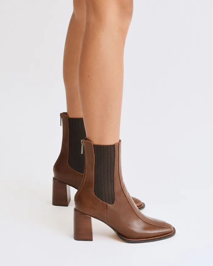 Women MID ANKLE BOOTS jomercer Devina mid ankle boots dark choc leather Women MID ANKLE BOOTS jomercer Devina mid ankle boots dark choc leather