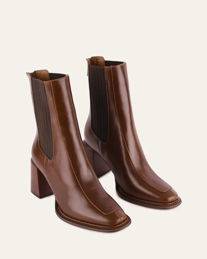 Women MID ANKLE BOOTS jomercer Devina mid ankle boots dark choc leather Women MID ANKLE BOOTS jomercer Devina mid ankle boots dark choc leather