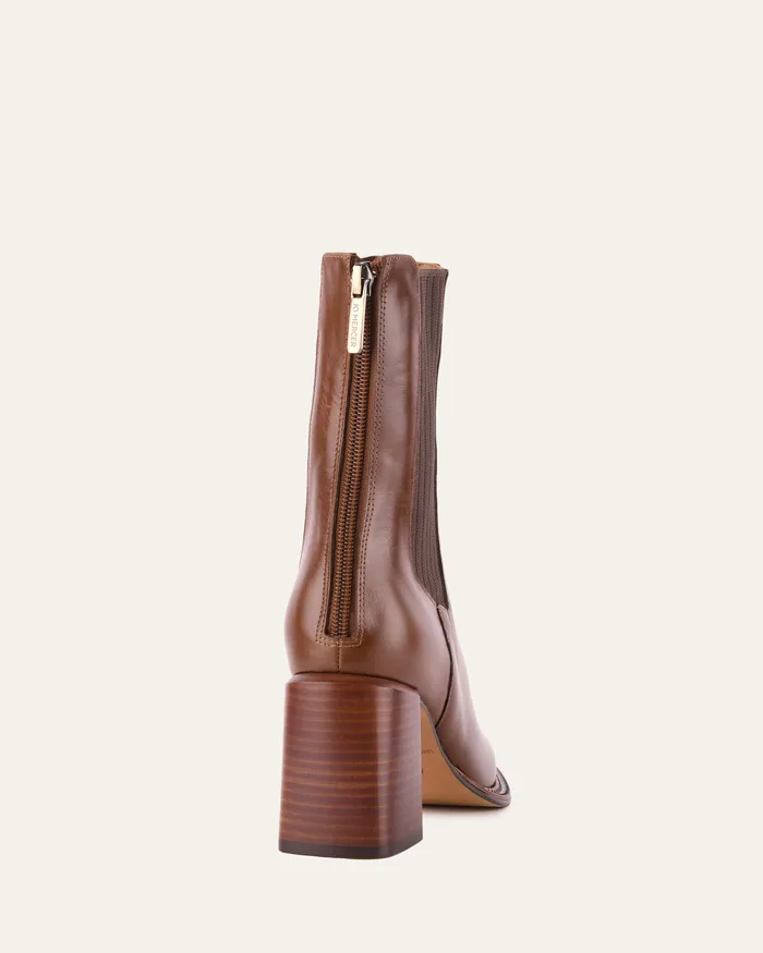 Women MID ANKLE BOOTS jomercer Devina mid ankle boots dark choc leather Women MID ANKLE BOOTS jomercer Devina mid ankle boots dark choc leather