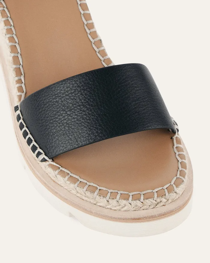 Women MID SANDALS jomercer Kelly mid heel wedges black white Women MID SANDALS jomercer Kelly mid heel wedges black white