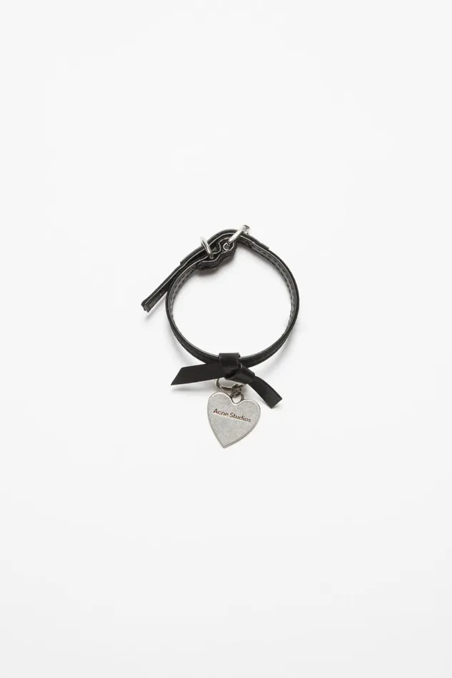 Women Musubi Charm Bracelet Black Acne Studios Jewellery