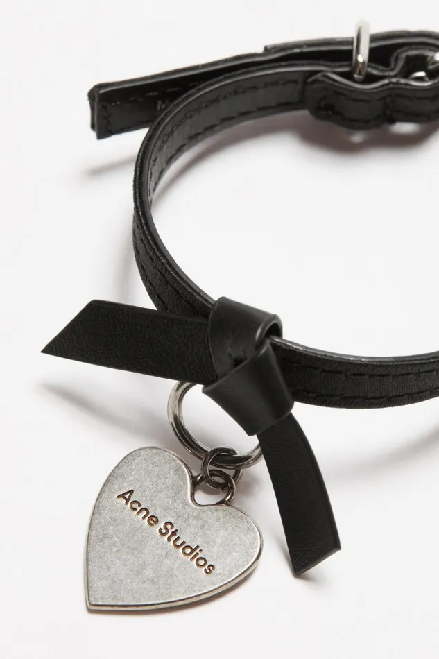 Women Musubi Charm Bracelet Black Acne Studios Jewellery