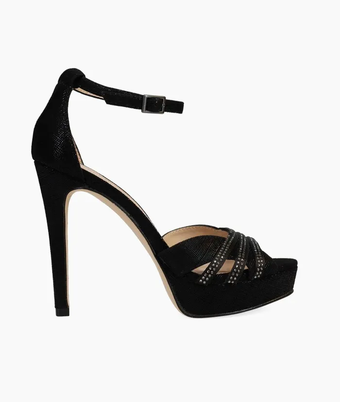 Women Olwyn Platform 8211 Black Pelle Moda High Heels