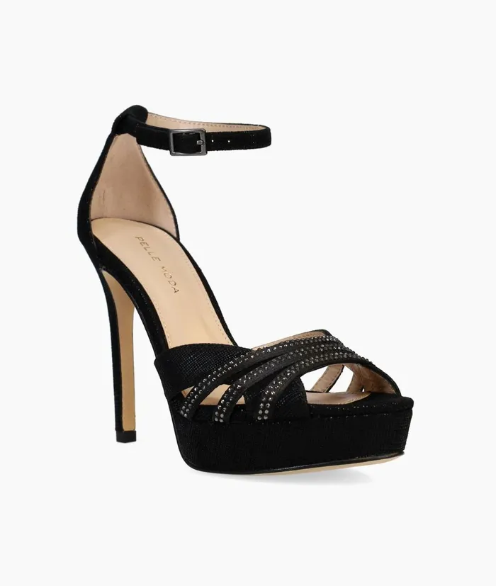Women Olwyn Platform 8211 Black Pelle Moda High Heels Women Olwyn Platform 8211 Black Pelle Moda High Heels