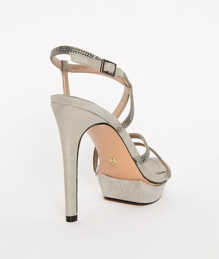 Women Olya 2 Platform 8211 Pewter Pelle Moda High Heels Women Olya 2 Platform 8211 Pewter Pelle Moda High Heels