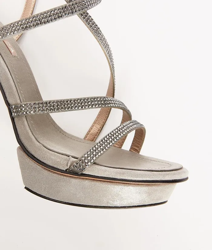 Women Olya 2 Platform 8211 Pewter Pelle Moda High Heels Women Olya 2 Platform 8211 Pewter Pelle Moda High Heels