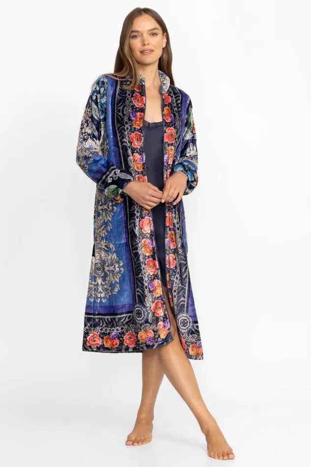 Women Outerwear Johnny Was LONA ZIP UP ROBE Lona