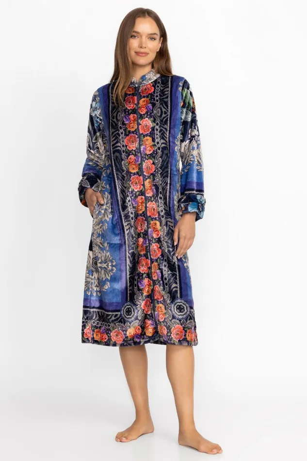 Women Outerwear Johnny Was LONA ZIP UP ROBE Lona Women Outerwear Johnny Was LONA ZIP UP ROBE Lona