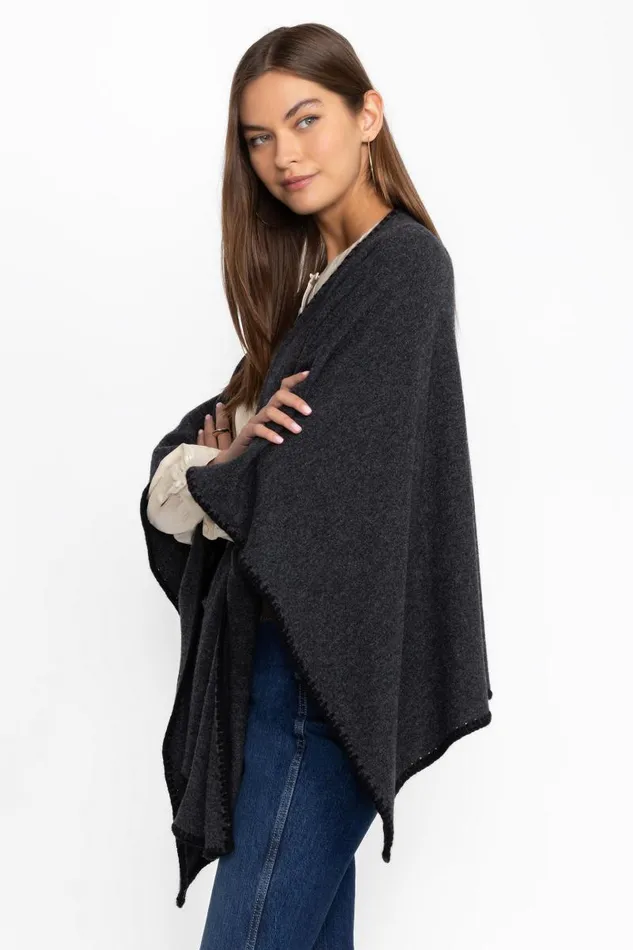 Women Outerwear Johnny Was THE WHIPSTITCH WRAP Charcoal Grey Women Outerwear Johnny Was THE WHIPSTITCH WRAP Charcoal Grey