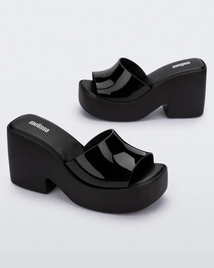 Women Posh Black Melissa Platforms