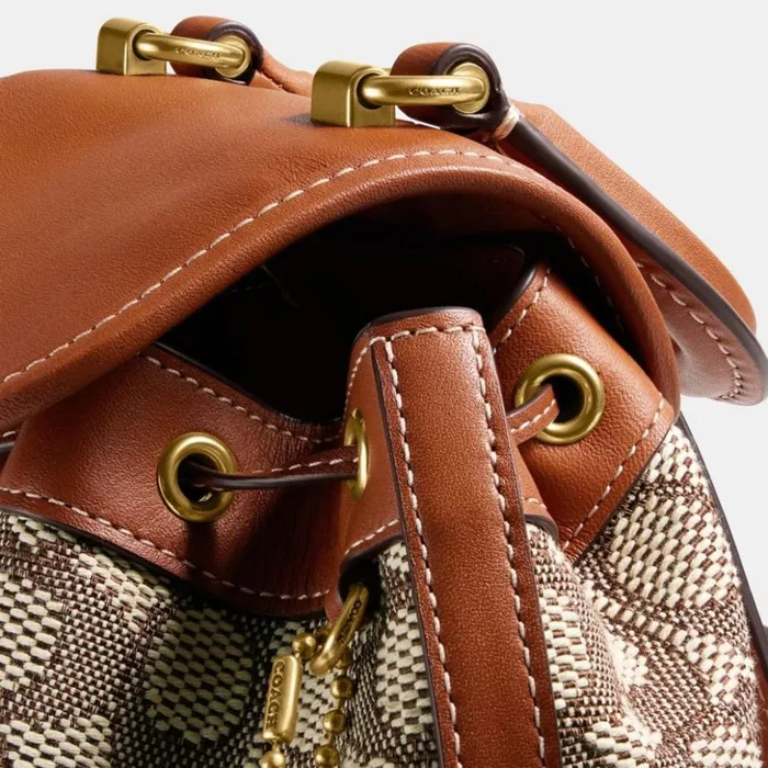 Women Riya Backpack 21 In Signature Textile Jacquard Brasscocoa Burnished Amb Coach Backpacks Women Riya Backpack 21 In Signature Textile Jacquard Brasscocoa Burnished Amb Coach Backpacks
