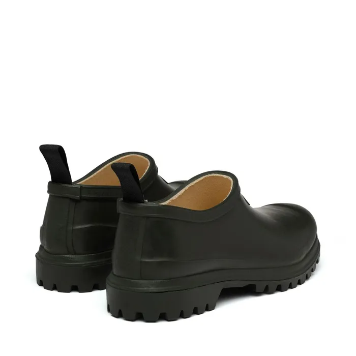Women Rubber Boots Unisex 809 RUBBER MULE Low Cut GREEN SHERWOOD Superga Gumboots