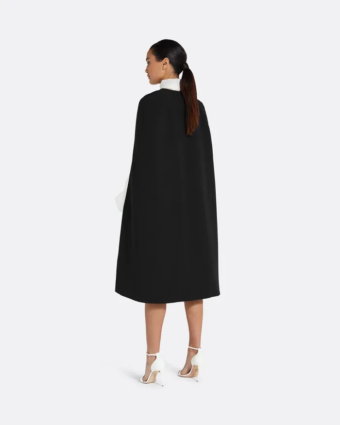 Women Safiyaa Carlota Black Coat Black Jackets and Coats