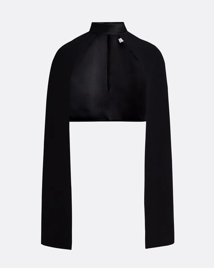 Women Safiyaa Ceres Black Harness Black Capes and Harnesses