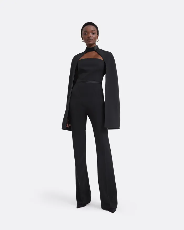 Women Safiyaa Ceres Black Harness Black Capes and Harnesses