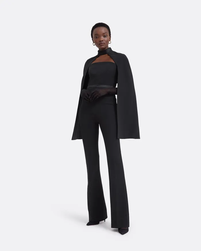 Women Safiyaa Ceres Black Harness Black Capes and Harnesses