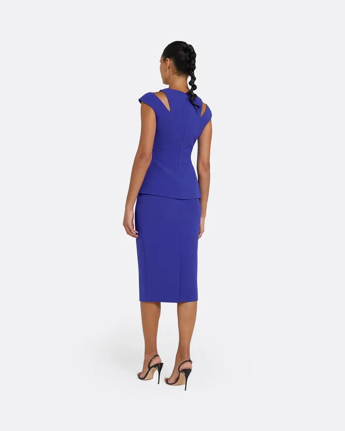 Women Safiyaa Hokoku Azure Blue Skirt Azure Blue Skirts