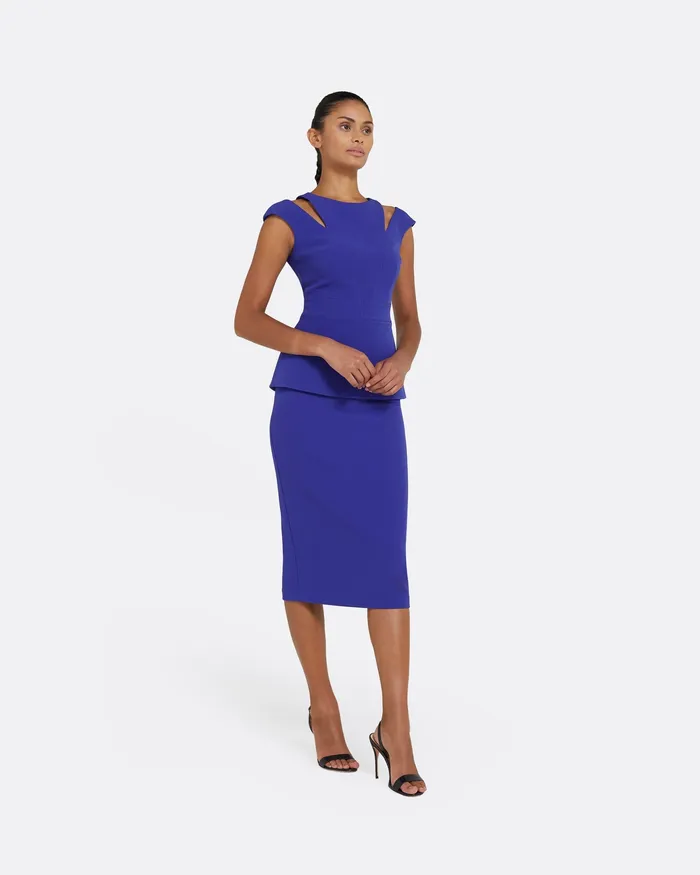 Women Safiyaa Hokoku Azure Blue Skirt Azure Blue Skirts